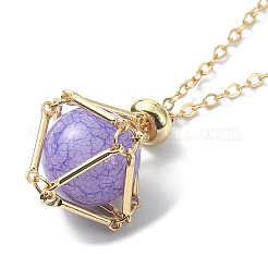 Плетеный мешочек из нержавеющей стали 304 в технике макраме&nbsp;NJEW-TA00079-02