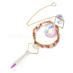 Подвесные украшения из натуральной стружки сердолика&nbsp;G-Z051-01A