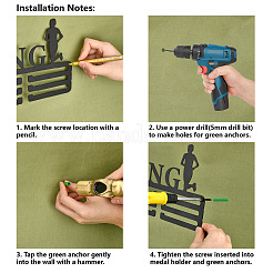 Железная вешалка для медалей&nbsp;ODIS-WH20004-045