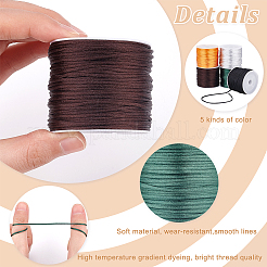 5 рулон 5 цвета нейлонового шнура&nbsp;NWIR-PH0001-99