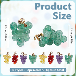 8 шт. 4 стиля&nbsp;PALLOY-GO00069