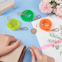 4 шт. 4-х цветные регулируемые прозрачные ремни для сумок из ПВХ&nbsp;FIND-WR0010-02