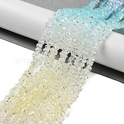 Прозрачные стеклянные бусины&nbsp;GLAA-H023-03F