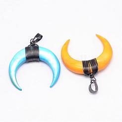 Подвески из пресноводных оболочек&nbsp;BSHE-G004-09