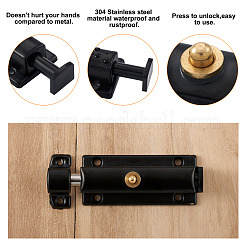 Комплект пружинных замков из нержавеющей стали 304&nbsp;SW-TAC0001-22A-EB