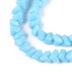 Непрозрачное стекло бисер нитей&nbsp;GLAA-N019-4mm-18