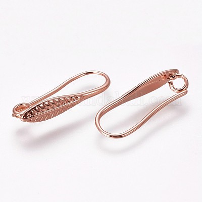 Латунные крючки для сережек&nbsp;KK-L177-26-1