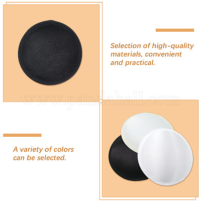 3 шт. 3-цветная атласная имитация льна основа для шляпы-вуальщика для шляпного магазина&nbsp;AJEW-GF0010-82-1