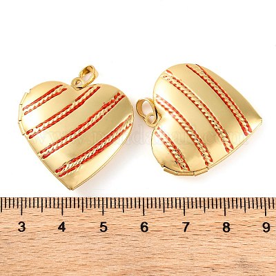 Кулон-медальон из латуни с покрытием стойки KK-H486-04G-04-1