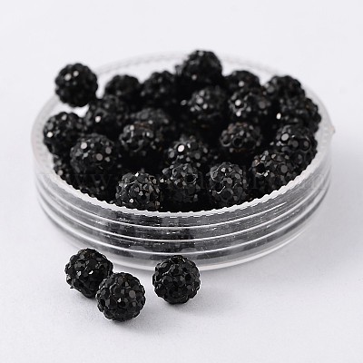 Pave disco бусины&nbsp;RB-Q195-A6mm-280-1