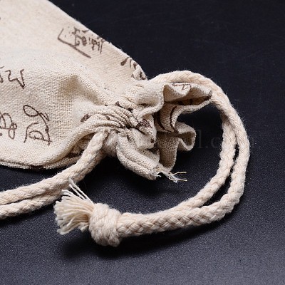 Прямоугольник конопли ткань сумки&nbsp;ABAG-N007-02D-1