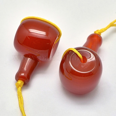 Натуральный сердолик 3 дыра гуру бисер G-K208-02-A-08-1