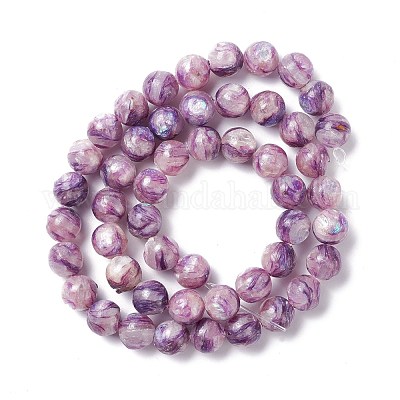 Нити из натурального селенита&nbsp;G-K317-A18-1