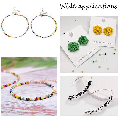 12/0 стакан бисер&nbsp;SEED-NB0001-12B-2mm-1