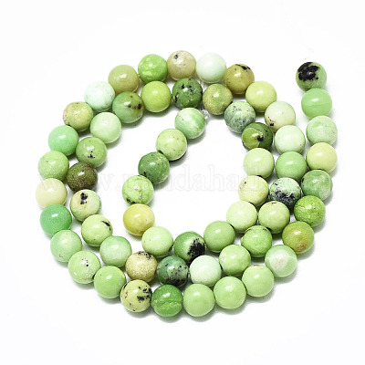 Природные серпантину нитей бисера&nbsp;G-R485-11-6mm-1
