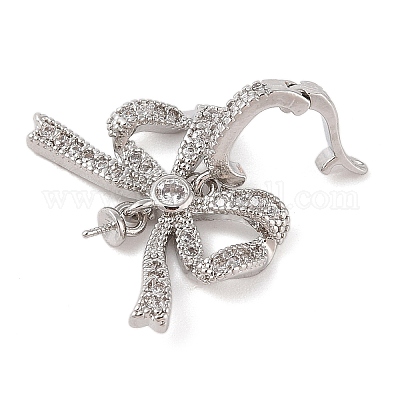 Латунный микро-паве кубический цирконий&nbsp;LS-KK-N256-16P-1