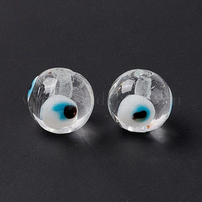 Ручной зло бусины глаз&nbsp;LAMP-F025-03F-1