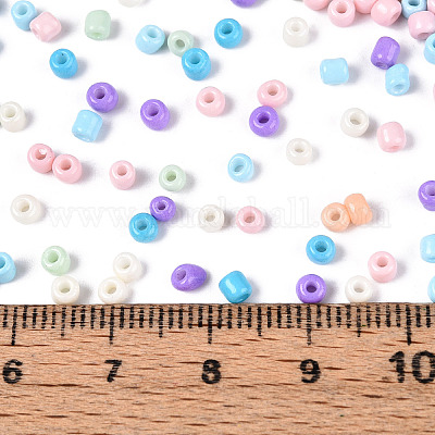 8/0 выпечка краска стеклянные бусины&nbsp;SEED-S003-KM-01-1