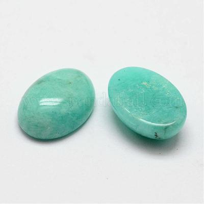 Овальные кабошоны натуральный амазонитовые&nbsp;G-O147-02C-1