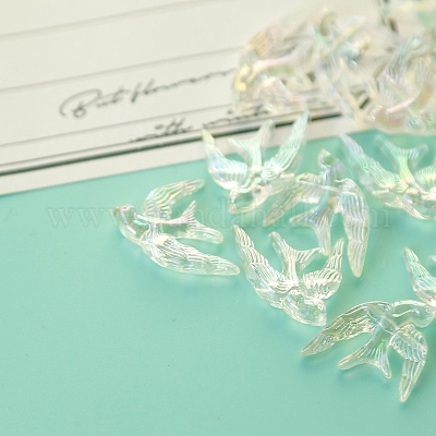 Акриловые бусины&nbsp;PW-WGE644D-01-1