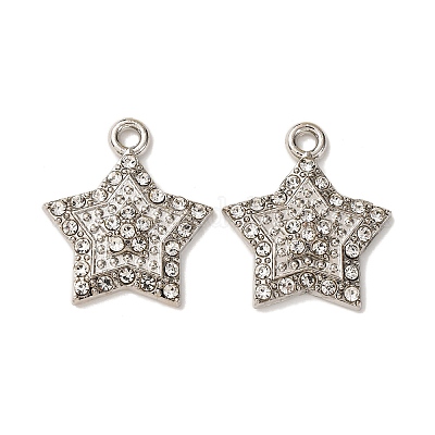 Сплава с стразами подвески&nbsp;X1-FIND-H051-09P-1