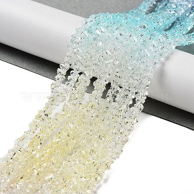 Прозрачные стеклянные бусины&nbsp;GLAA-H023-03F-1