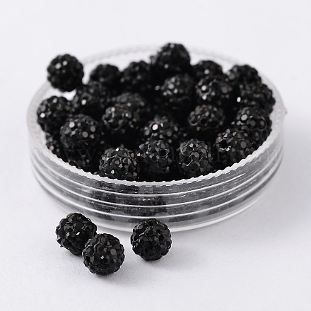 Pave disco бусины&nbsp;RB-Q195-A6mm-280-1