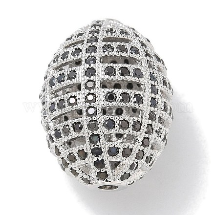 Стойки обшивки латунь микро проложить кубического циркония бусы KK-L224-024P-1