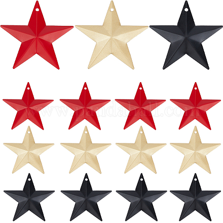 30 шт. 3 цвета железные подвески&nbsp;IFIN-GF0001-47C-1