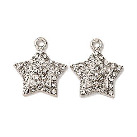 Сплава с стразами подвески X1-FIND-H051-09P-1