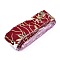 Japanese Kimono Style Floral Cotton Ribbon, Single Printed, for DIY Hair Bow, Headwear, Handmade Trim, Dark Red, 1-1/2 inch(40mm), about 10yards/roll(9.14m/roll)