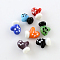 Handmade Lampwork Beads, Glove for Christmas, Mixed Color, 18~19x14x9~10mm, Hole: 1mm