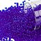 TOHO Round Seed Beads, Japanese Seed Beads, (8F) Transparent Frost Dark Sapphire, 11/0, 2.2mm, Hole: 0.8mm, about 50000pcs/pound
