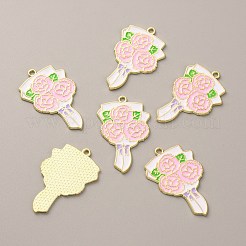 Подвески из эмали и сплава&nbsp;ENAM-WH0064-08A-LG