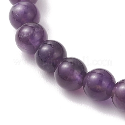 Эластичный браслет из натуральных смешанных драгоценных камней для женщин&nbsp;BJEW-JB13194