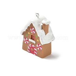 Подвески из непрозрачной смолы на рождественскую тематику&nbsp;LS-RESI-I336-01P-12