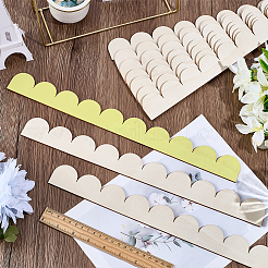 12 шт. фанерная карнизная плитка&nbsp;DIY-CP0013-27A