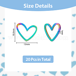 20 шт. соединительные кольца из нержавеющей стали 201&nbsp;STAS-DC0013-93