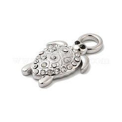 Подвески из нержавеющей стали 304 со стразами&nbsp;STAS-A122-04P