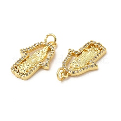 Латунные микро проложить кубического циркония подвески&nbsp;KK-E068-VB085