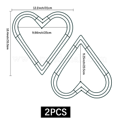 2шт железные рамки для венков&nbsp;DIY-CP0013-24A