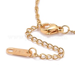 304 нержавеющая сталь браслеты-цепочки сингапур&nbsp;BJEW-JB06269