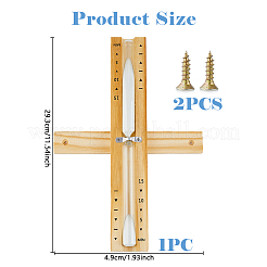 Деревянные песочные часы для сухой паровой бани&nbsp;AJEW-WH0596-178