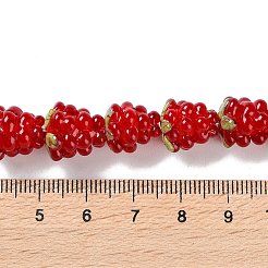 Бусы лэмпворк ручной работы&nbsp;LAMP-Q036-05C