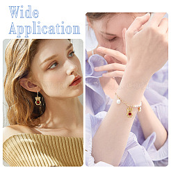 2шт латунные подвески с микропаве и кубическим цирконием&nbsp;KK-TA0002-81B