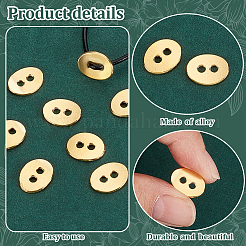 Овальные кнопки в тибетском стиле&nbsp;FIND-PH0023-03B