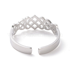 Кольцо-манжета из нержавеющей стали 304 с открытым матросским узлом&nbsp;LS-RJEW-P037-04P