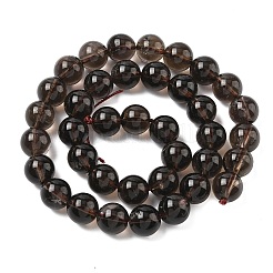 Природный дымчатый кварц нитей бисера&nbsp;G-C265-A01-10mm-01