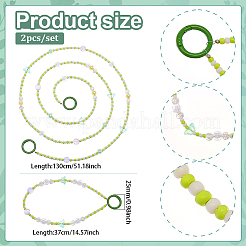 2шт ремешок для телефона из стекла&nbsp;HJEW-PH02157