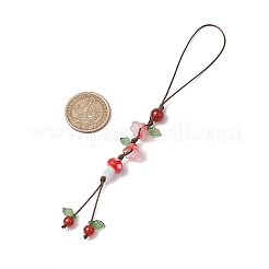 Круглые подвески из натурального аметиста&nbsp;HJEW-TA00332